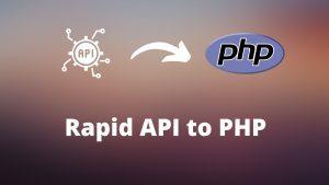 How to work with Rapidapi using PHP CURL